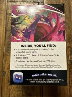 Pokémon Fusion Strike Build and Battle Stadium Box Trading Cards - Image 3