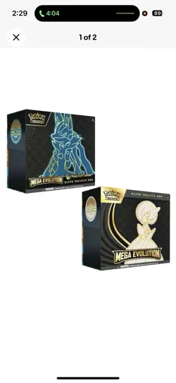 Pokémon TCG Mega Evolution Pokemon Center ETBs - Lucario & Gardevoir Presale - Image 1