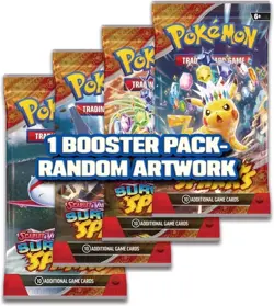 Pokemon - 1 Surging Sparks Booster Pack - Random Artwork - Scarlet & Violet - Image 1