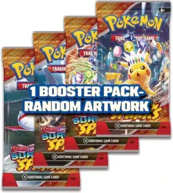 Pokemon - 1 Surging Sparks Booster Pack - Random Artwork - Scarlet & Violet - Image 2