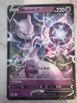 Mewtwo V 30/078 Pokémon GO Holo Pokemon TCG Near Mint / NM - Image 1
