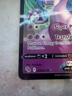 Mewtwo V 30/078 Pokémon GO Holo Pokemon TCG Near Mint / NM - Image 15