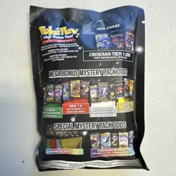 PokeRev 7.0 Obsidian Mystery Pack / 6 Pokemon Booster Packs /  5 + 1 Bonus PK - Image 2