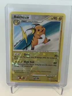 Pokémon TCG Raichu 003/017 Pop Series 9 Reverse Holo LP - Image 2
