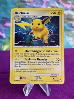 Pokémon TCG; Raichu 15/123 - Mysterious Treasures - Holo Rare 2007 - Image 1