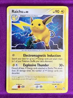 Pokémon TCG; Raichu 15/123 - Mysterious Treasures - Holo Rare 2007 - Image 2
