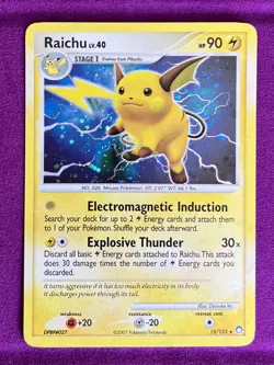 Pokémon TCG; Raichu 15/123 - Mysterious Treasures - Holo Rare 2007 - Image 5