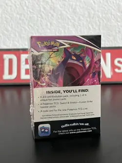 Pokemon TCG Sword Shield Fusion Strike Build And Battle Box Sealed 4 Packs NEW - Image 4