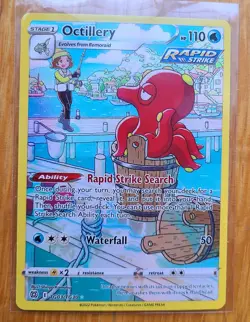 NM Octillery TG03/TG30 Trainer Gallery Pokemon Brilliant Stars Ultra Rare Holo - Image 9