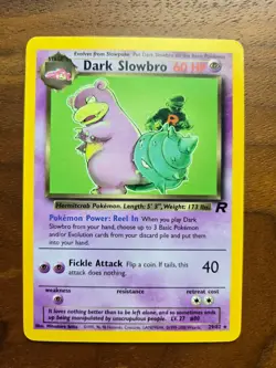 Pokemon card Dark Slowbro 29/82, LP, FREE SHIPPING - Image 1