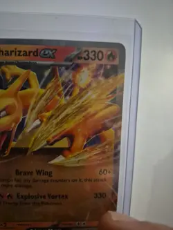 PokÃ©mon TCG Charizard EX 161 Scarlet & Violet Promo Holo Ultra Rare Card - Image 4
