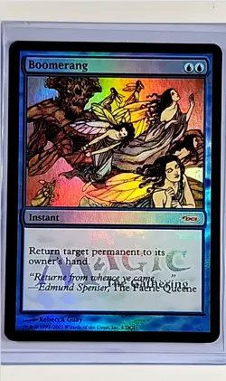 2007 MTG Magic the Gathering WPN DCI Promo Foil #4 Boomerang - Image 1