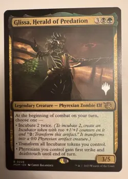 NM-Mint, English MTG Regular Glissa, Herald of Predation - Promo Pack Promo Pack - Image 1