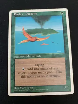 Birds of Paradise MTG Core Set 4th Edition Regular - Image 1