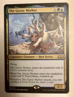 The Goose Mother #204 (NM) Wilds of Eldraine WOE Magic MTG - Image 1