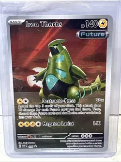 Pokemon Iron Thorns 098 Illustration Rare Holo Black Star Promo SVP NM - Image 1