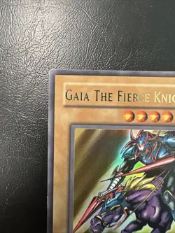 1st Edition Gaia The Fierce Knight LOB-006 Yugioh NM - Image 2
