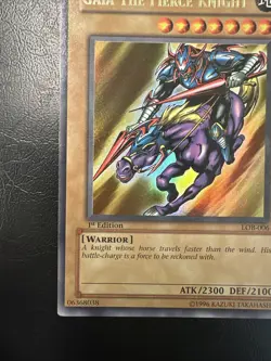 1st Edition Gaia The Fierce Knight LOB-006 Yugioh NM - Image 4