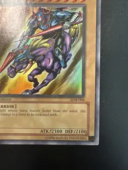 1st Edition Gaia The Fierce Knight LOB-006 Yugioh NM - Image 5
