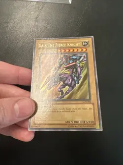 1st Edition Gaia The Fierce Knight LOB-006 Yugioh NM - Image 6
