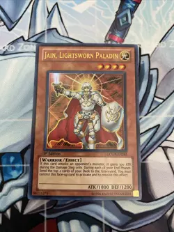Yugioh Jain, Lightsworn Paladin LCGX-EN245 Ultra Rare 1st Ed NM - Image 1