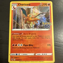 Pokemon Go Charizard Holo Rare TCG Card 010/078 PokÃ©mon - Image 1