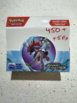 Pokemon TCG Journey Together 450 Bulk Card Lot Base + Holo + Reverse Holo + 5 EX - Image 1