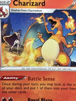 Charizard 2025  McDonald’s Happy Meal Pokemon Promo Card M24  001/015 NM - Image 2