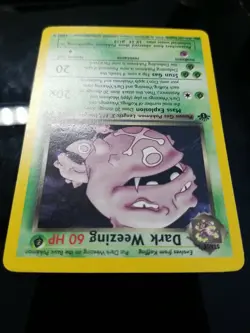 Dark Weezing 14/82 1st Edition Holo Rare Team Rocket 2000 Pokemon Card WOTC - Image 15