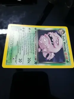 Dark Weezing 14/82 1st Edition Holo Rare Team Rocket 2000 Pokemon Card WOTC - Image 4