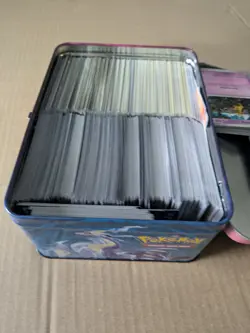 Lunch Box With 1, 000 Pokémon Cards 100 Rare Over 40 Halo 13 Promo no duplicate - Image 12