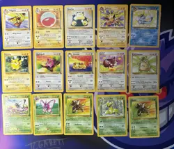 Vintage Pokémon Jungle unlimited NonHolos  30 card Lot. Conditions vary - Image 1