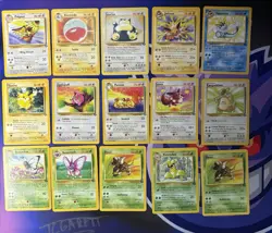 Vintage Pokémon Jungle unlimited NonHolos  30 card Lot. Conditions vary - Image 3