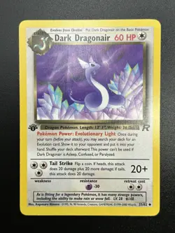DARK DRAGONAIR Pokemon Card - WOTC - 1st Edition - Team Rocket - 33/82 - NM #3 - Image 1