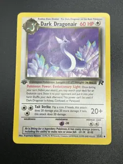 DARK DRAGONAIR Pokemon Card - WOTC - 1st Edition - Team Rocket - 33/82 - NM #3 - Image 2