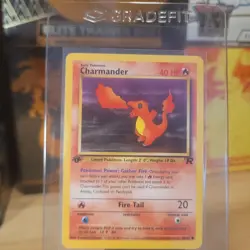 Pokemon Card - Charmander 50/82  - Team Rocket 1st Edition Common- WOTC - M/NM - Image 1