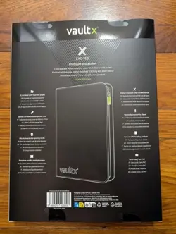 Vault X Black 9 Pocket Exo Tec Zip Binder Pokemon Cards - Image 1