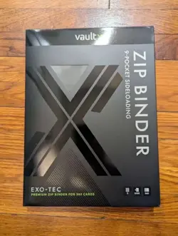 Vault X Black 9 Pocket Exo Tec Zip Binder Pokemon Cards - Image 2