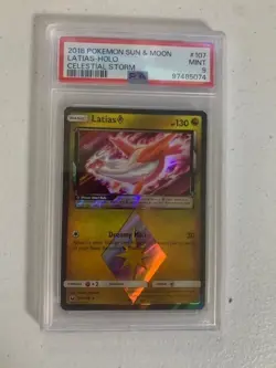 PSA 9 MINT Latias PRISM STAR 107/168 HOLO RARE Celestial Storm Pokemon Card - Image 1