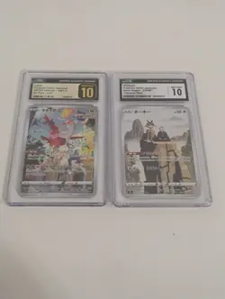Pokemon Japanese Hoothoot Character Rare/Latias AR Rare CGC Graded Holo Cards - Image 1