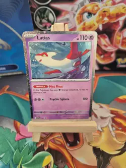 Pokemon Card Latias SVP 139 Stellar Crown Black Star Promo NM - Image 2