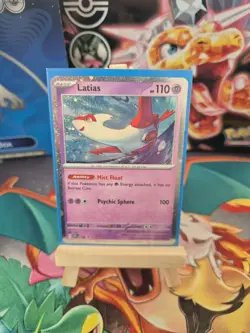 Pokemon Card Latias SVP 139 Stellar Crown Black Star Promo NM - Image 4