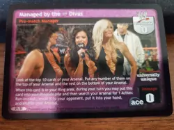 WWE WWF Raw Deal CCG - Managed By the WWE Divas - Prize Card - Image 1