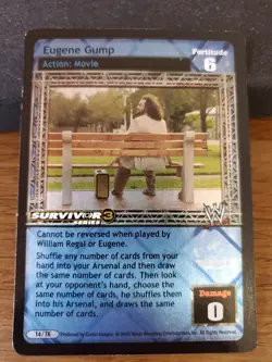 WWE WWF Raw Deal CCG - Eugene Gump - Prize Card - Image 1