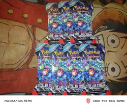 Pokemon Cards - S&V: Stellar Crown - BOOSTER PACKS [7 Pack Lot] - Factory Sealed - Image 2