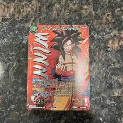 SS4 Son Goku Rapid Reversal WINNER STAMP Foil Dragon Ball Super Card Game | LP - Image 6
