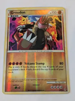 Groudon 6/95 Reverse Holo Rare Pokemon TCG Call of Legends 2011 Card VLP/NM - Image 1
