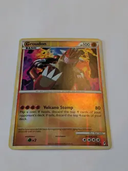 Groudon 6/95 Reverse Holo Rare Pokemon TCG Call of Legends 2011 Card VLP/NM - Image 2