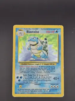 Blastoise 2/102 Original Holo Rare Base Set Pokemon Card WOTC TCG 1999 - Image 3
