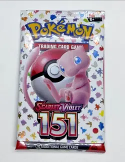 NEW Pokemon 151 Booster Pack – English – 10 Cards – Factory Sealed - Image 1